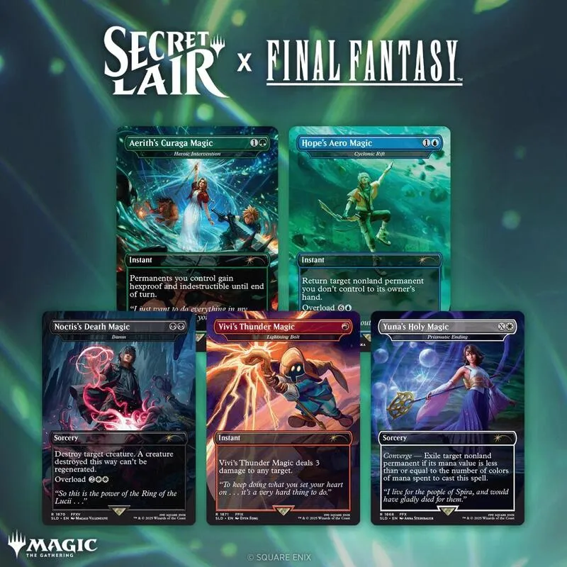 Secret Lair Drop Secret Lair x FINAL FANTASY Grimoire — Secret Lair Drop — Magic: The Gathering