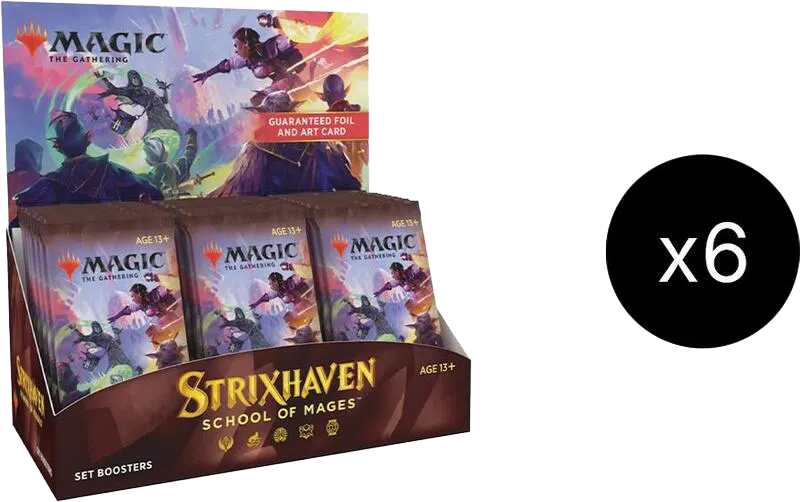 Strixhaven School of Mages Set Booster Box Case — Strixhaven: School of Mages — Magic: The Gathering