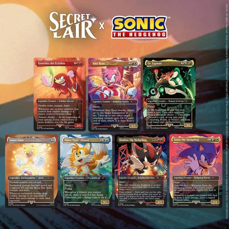 Secret Lair Drop Secret Lair x Sonic the Hedgehog Friends and Foes — Secret Lair Drop — Magic: The Gathering
