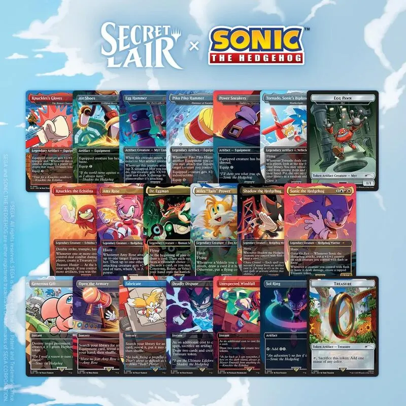 Secret Lair Bundle Secret Lair x Sonic the Hedgehog Superdrop Super Sonic Bundle Non Foil — Secret Lair Drop — Magic: The Gathering