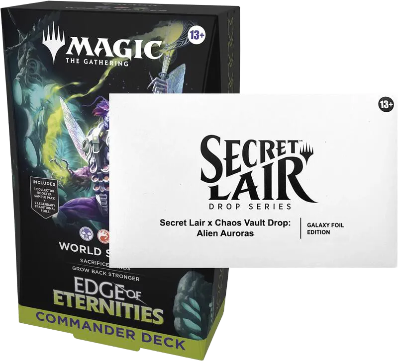 Secret Lair Bundle Commander Reinforcements World Shaper Bundle Galaxy Foil — Secret Lair Drop — Magic: The Gathering