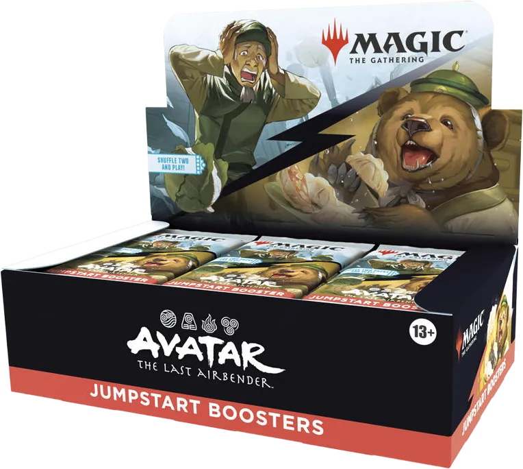 Avatar The Last Airbender Jumpstart Booster Box — Avatar: The Last Airbender Eternal — Magic: The Gathering