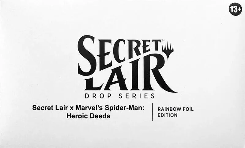 Secret Lair Drop Secret Lair x Marvels Spider-Man Heroic Deeds Foil — Secret Lair Drop — Magic: The Gathering