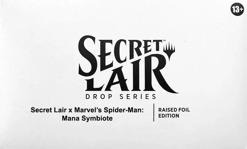 Secret Lair Drop Secret Lair x Marvels Spider-Man Mana Symbiote Raised Foil — Secret Lair Drop — Magic: The Gathering
