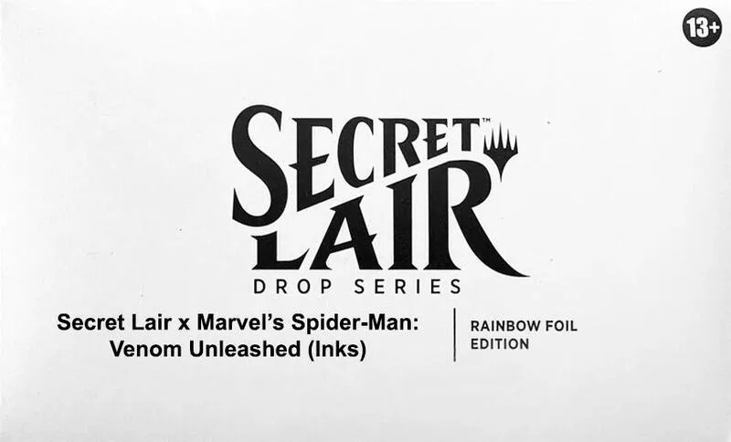 Secret Lair Drop Secret Lair x Marvels Spider-Man Venom Unleashed Inks Foil from Secret Lair Drop - Magic: The Gathering