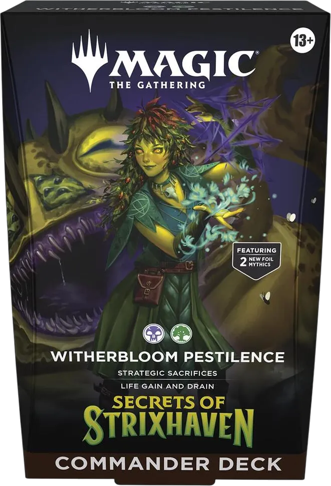 Secret of Strixhaven Commander Deck - Witherbloom Pestilence from Secrets of Strixhaven Commander - Magic: The Gathering