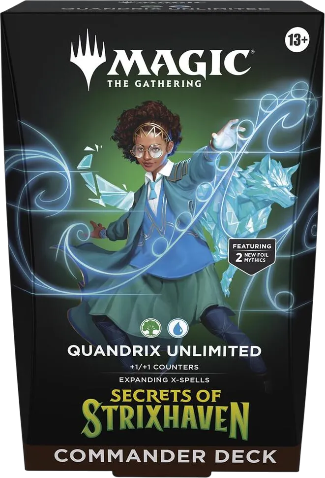 Secret of Strixhaven Commander Deck - Quandrix Unlimited — Secrets of Strixhaven Commander — Magic: The Gathering