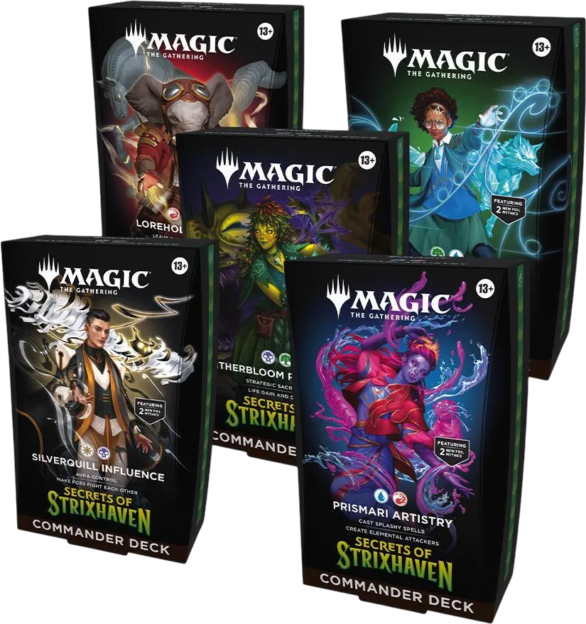 Secret of Strixhaven Commander Deck Set — Secrets of Strixhaven Commander — Magic: The Gathering