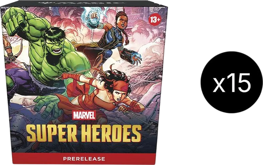 Case de Prerelease Packs Marvel Super Heroes — Marvel Super Heroes — Magic: The Gathering