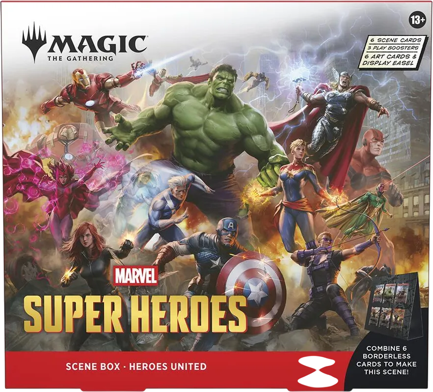 Marvel Super Heroes Heroes United Scene Box — Marvel Super Heroes — Magic: The Gathering