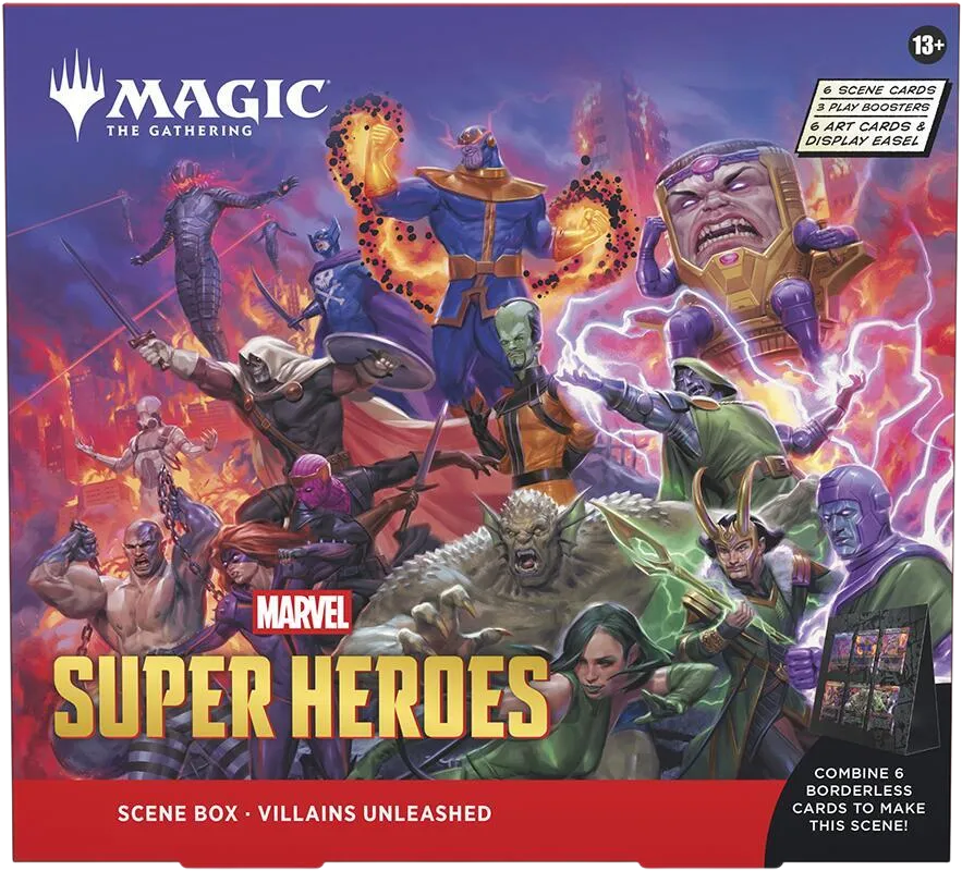 Marvel Super Heroes Vilains Unleashed Scene Box — Marvel Super Heroes — Magic: The Gathering