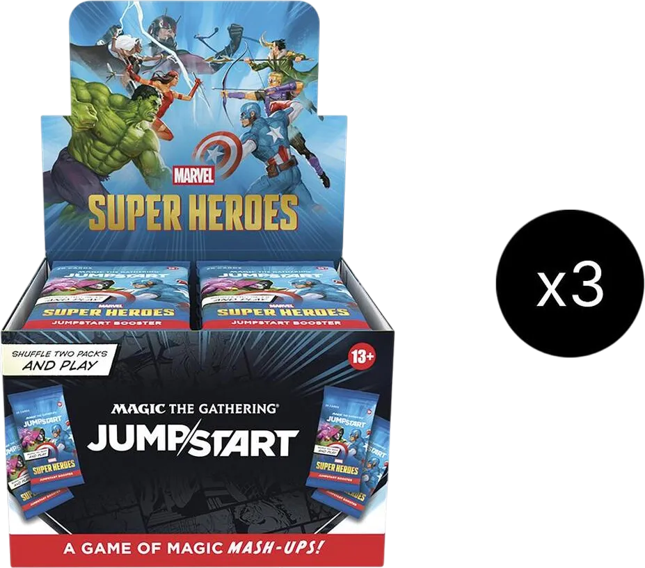 Case de displays Jumpstart Marvel Super Heroes — Marvel Super Heroes — Magic: The Gathering