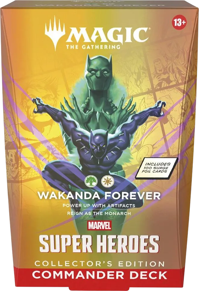 Marvel Super Heroes Commander deck : Wakanda Forever - collector edition — Marvel Super Heroes Commander — Magic: The Gathering