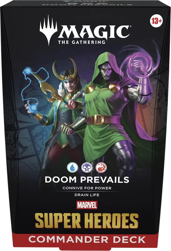 Marvel Super Heroes Commander deck : Doom Prevails — Marvel Super Heroes Commander — Magic: The Gathering