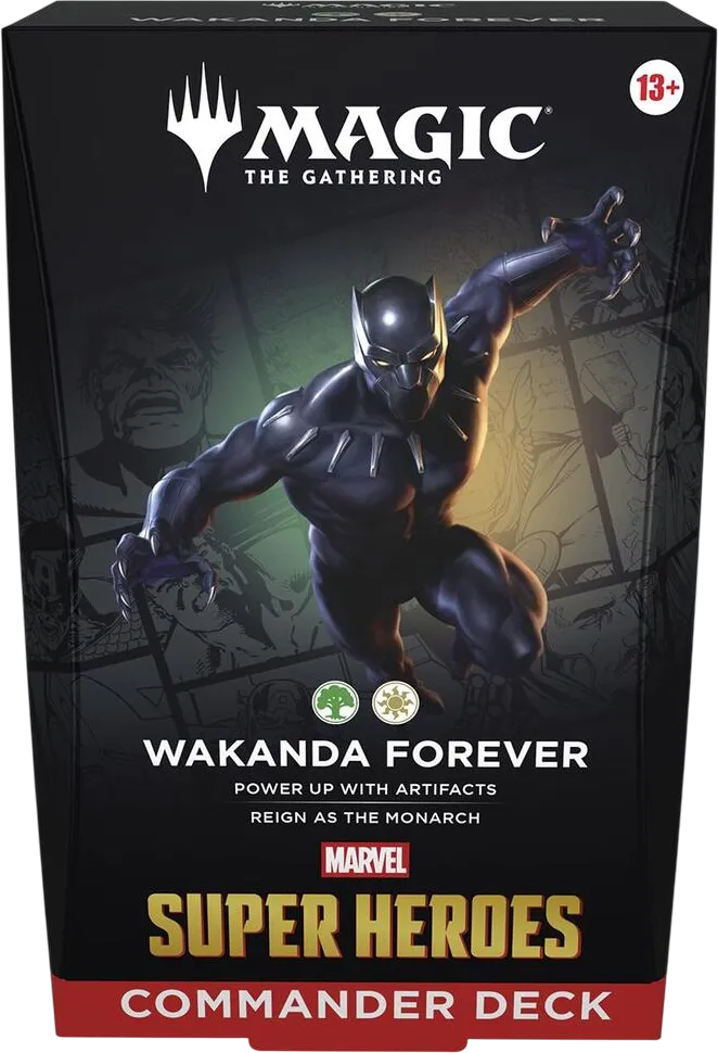 Marvel Super Heroes Commander deck : Wakanda Forever from Marvel Super Heroes Commander - Magic: The Gathering