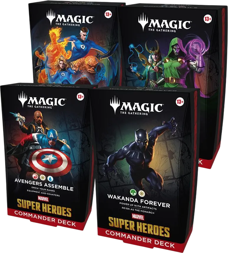 Marvel Super Heroes Commander deck set — Marvel Super Heroes Commander — Magic: The Gathering