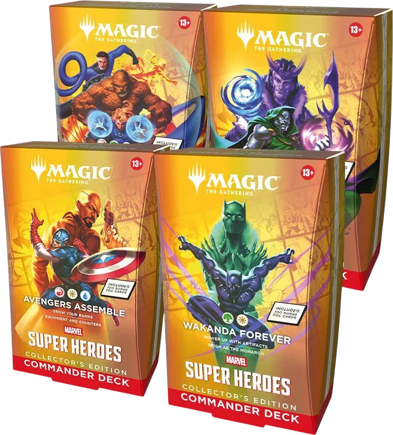 Marvel Super Heroes Commander collector deck set from Marvel Super Heroes Commander - Magic: The Gathering
