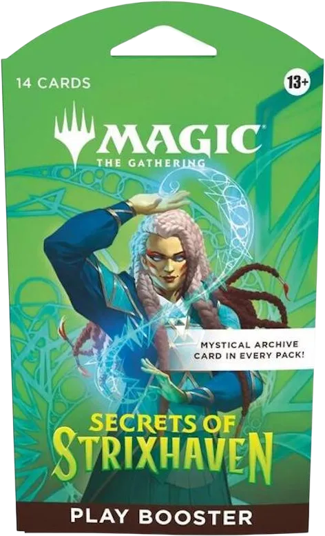 Secret of Strixhaven Sleeved Booster Pack — Secrets of Strixhaven — Magic: The Gathering