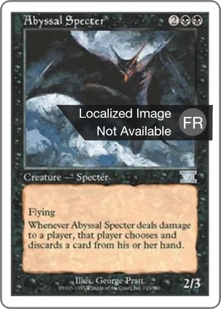 Spectre des abysses — Classic Sixth Edition — Magic: The Gathering