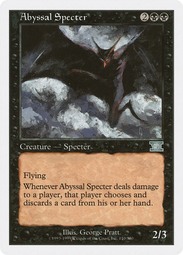 Abyssal Specter — Classic Sixth Edition — Magic: The Gathering