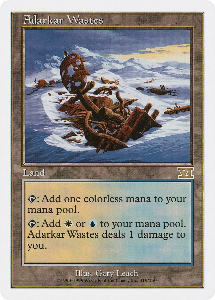 Adarkar Wastes — Classic Sixth Edition — Magic: The Gathering