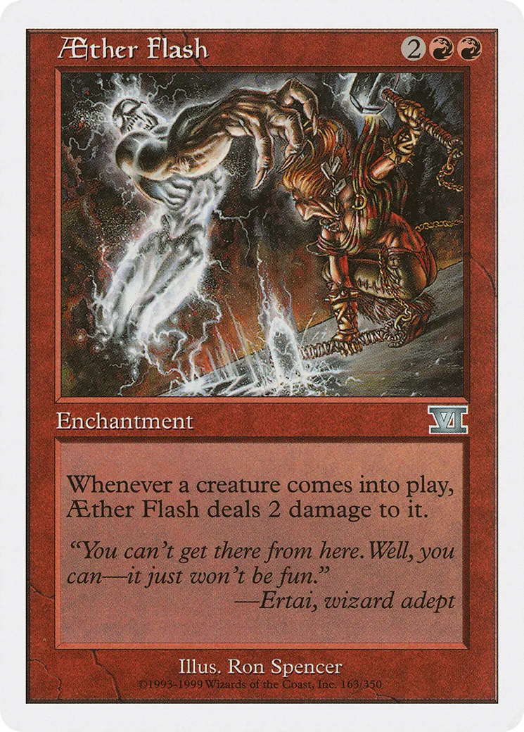 Aether Flash — Classic Sixth Edition — Magic: The Gathering