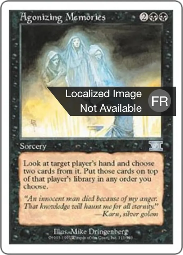 Affres du souvenir — Classic Sixth Edition — Magic: The Gathering