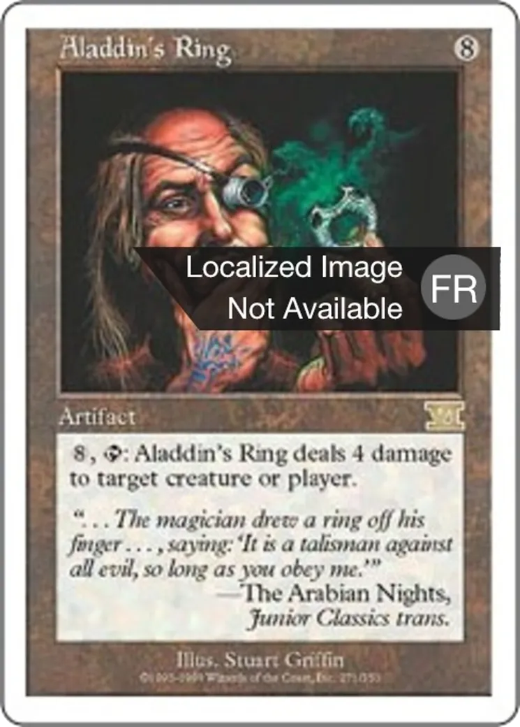 Anneau d'Aladdin — Classic Sixth Edition — Magic: The Gathering