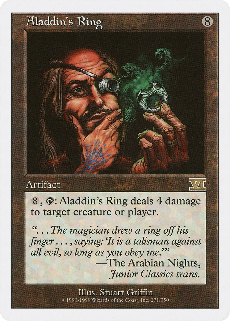 Aladdin's Ring — Classic Sixth Edition — Magic: The Gathering