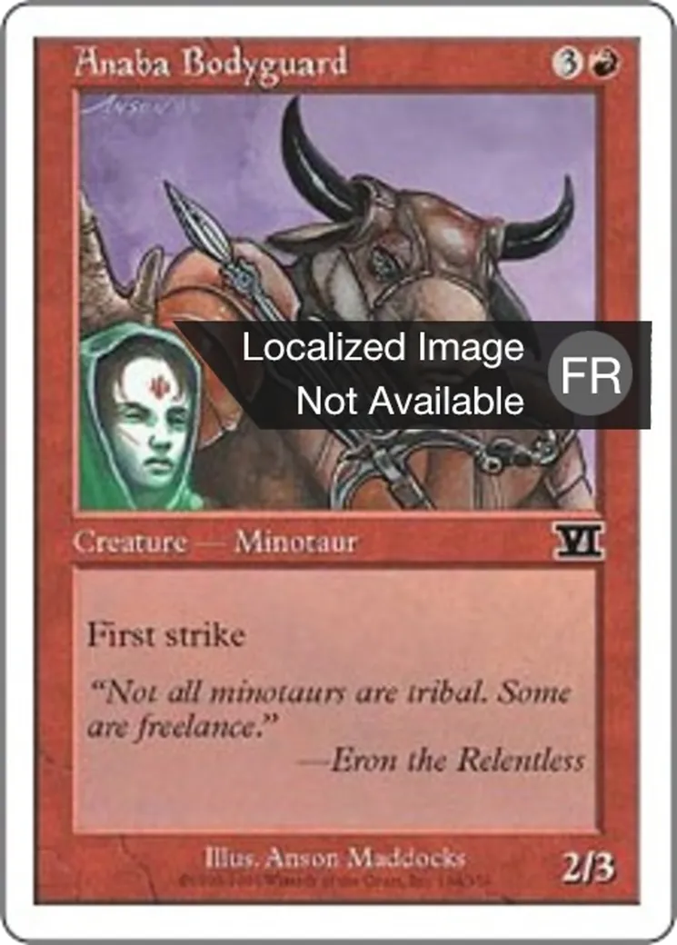 Garde du corps anabaan — Classic Sixth Edition — Magic: The Gathering