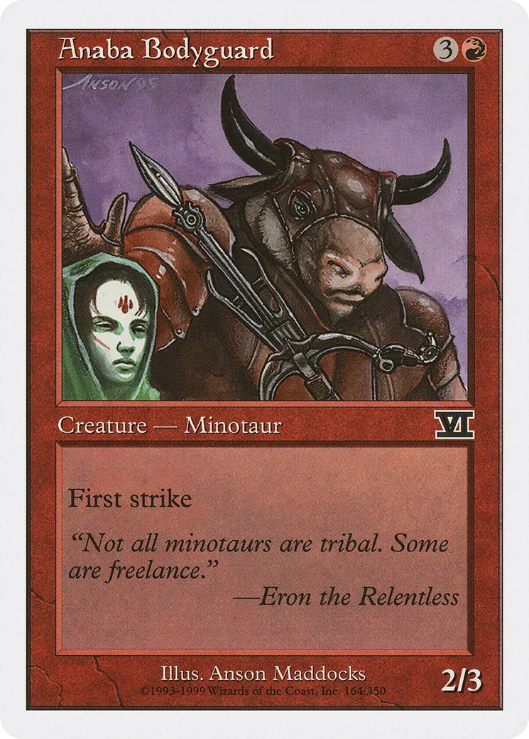 Anaba Bodyguard — Classic Sixth Edition — Magic: The Gathering