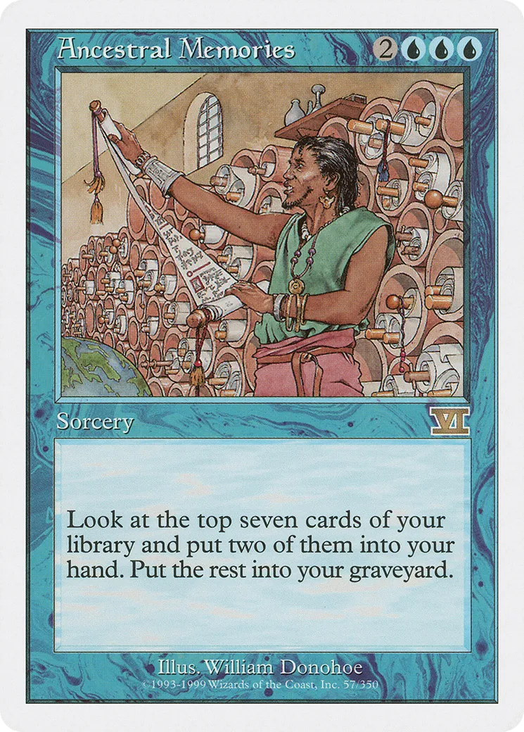 Ancestral Memories — Classic Sixth Edition — Magic: The Gathering