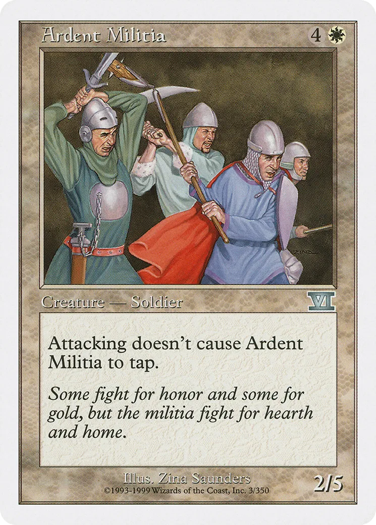 Milice ardente — Classic Sixth Edition — Magic: The Gathering