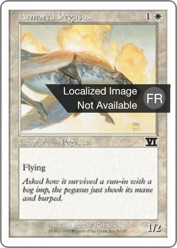 Pégase cuirassé — Classic Sixth Edition — Magic: The Gathering
