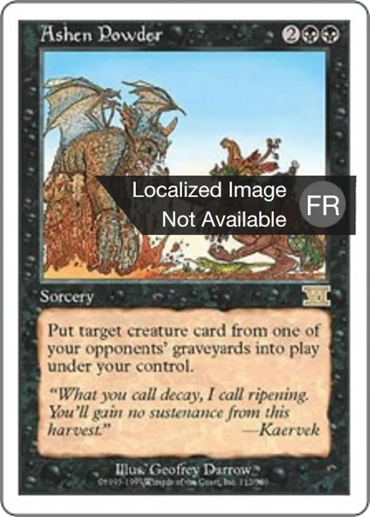 Poudre de cendres — Classic Sixth Edition — Magic: The Gathering
