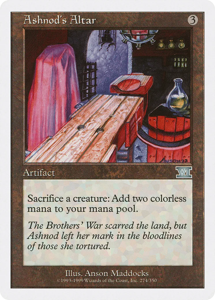 Ashnod's Altar — Classic Sixth Edition — Magic: The Gathering