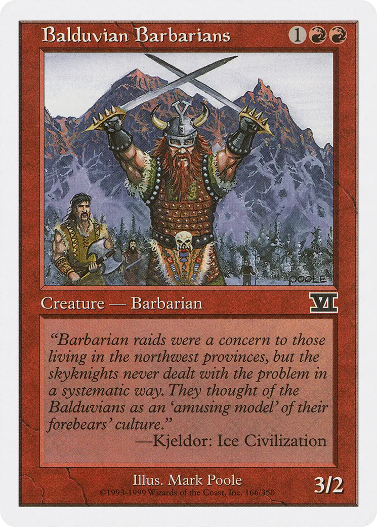 Balduvian Barbarians — Classic Sixth Edition — Magic: The Gathering