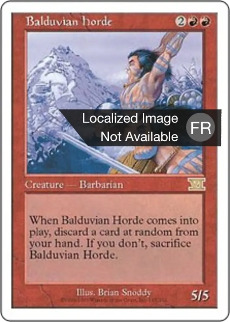 Horde Balduviane — Classic Sixth Edition — Magic: The Gathering