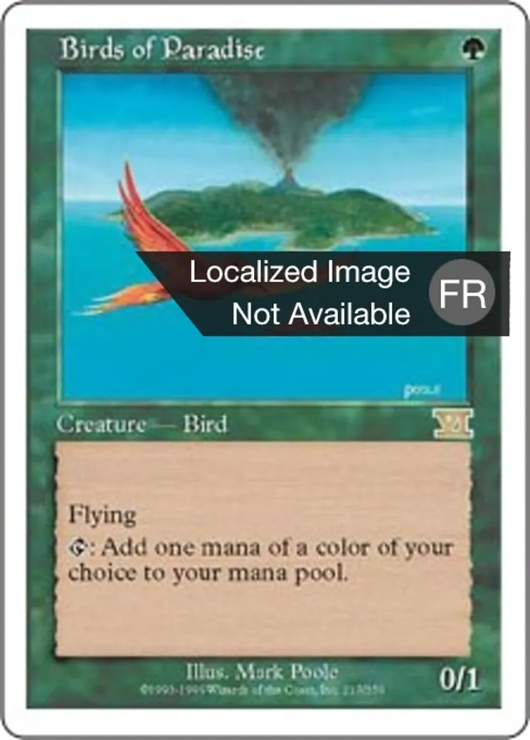 Oiseaux de paradis — Classic Sixth Edition — Magic: The Gathering