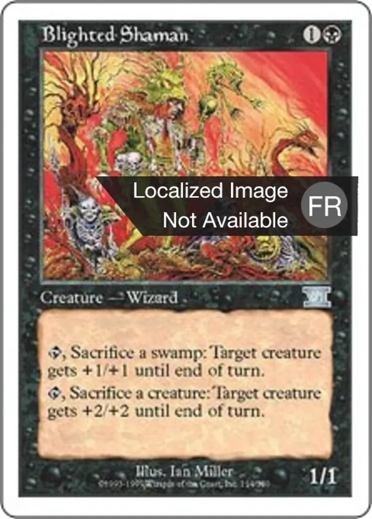 Shamane pernicieux — Classic Sixth Edition — Magic: The Gathering