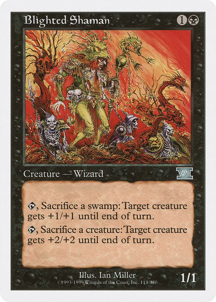 Blighted Shaman — Classic Sixth Edition — Magic: The Gathering