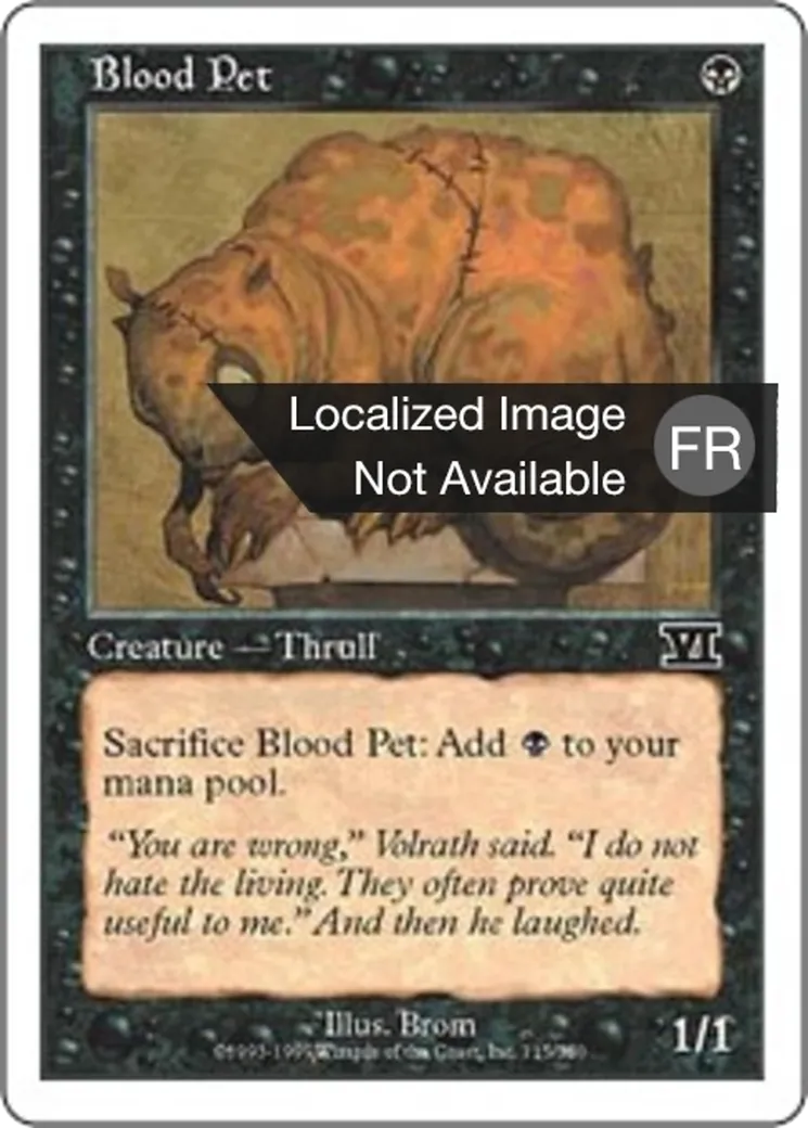 Animalcule de sang — Classic Sixth Edition — Magic: The Gathering