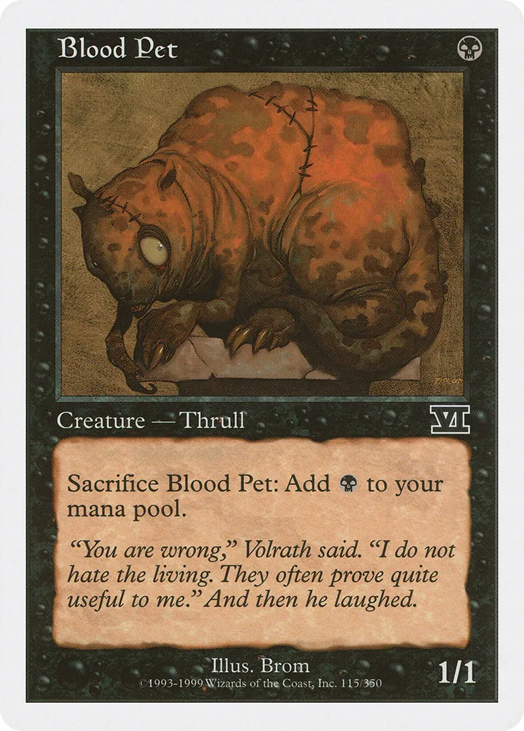 Blood Pet — Classic Sixth Edition — Magic: The Gathering