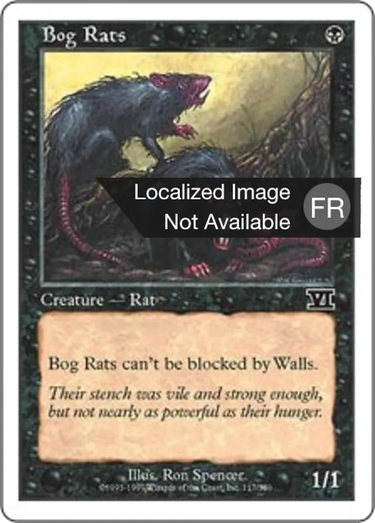 Rats des marécages — Classic Sixth Edition — Magic: The Gathering
