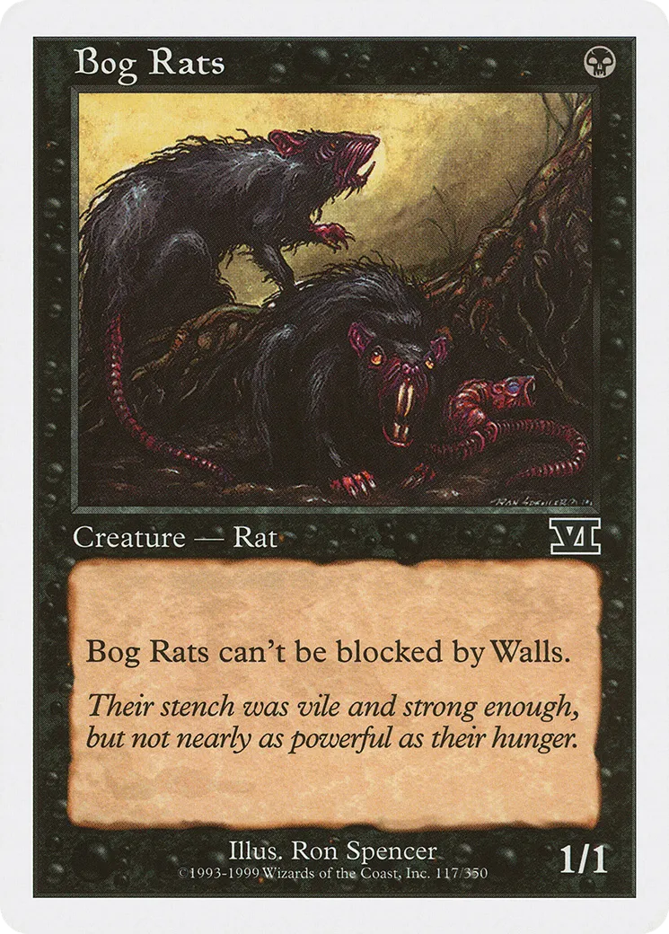 Bog Rats — Classic Sixth Edition — Magic: The Gathering