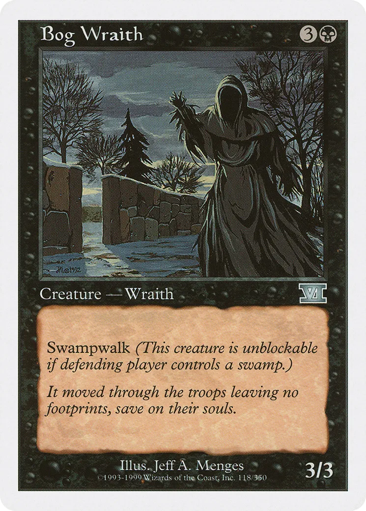 Bog Wraith — Classic Sixth Edition — Magic: The Gathering