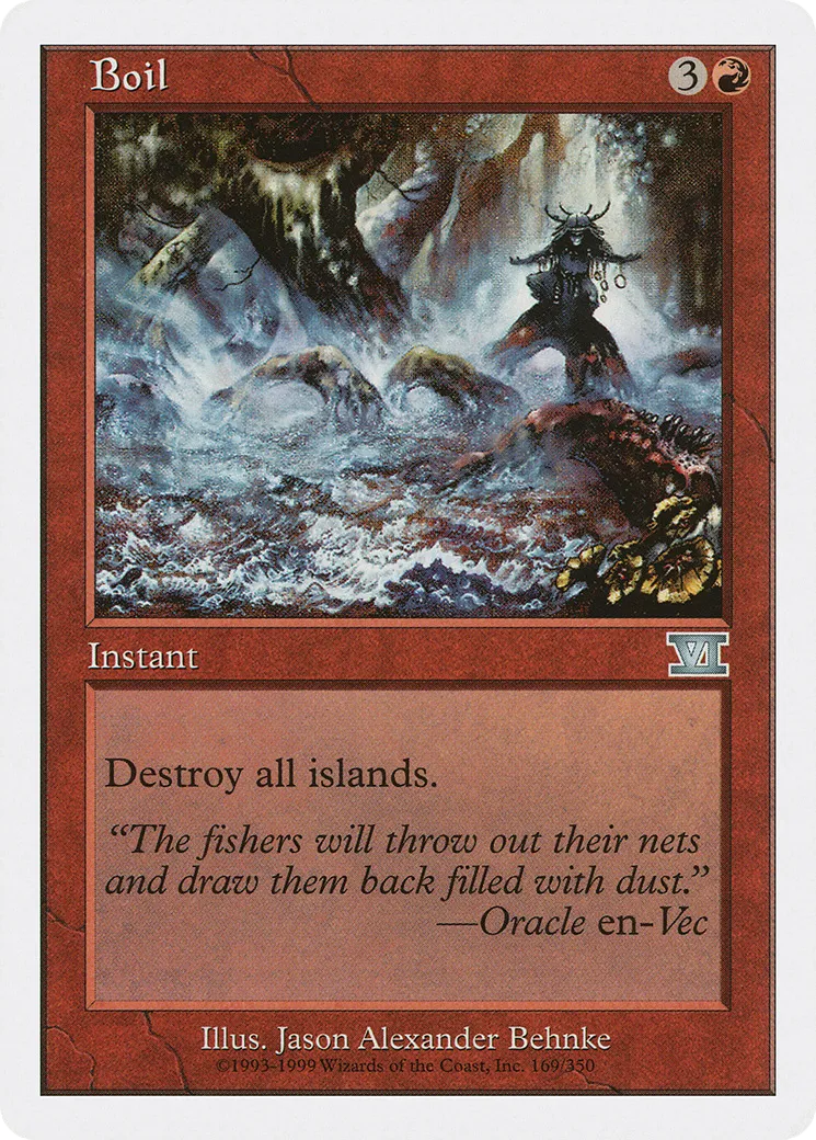Boil — Classic Sixth Edition — Magic: The Gathering