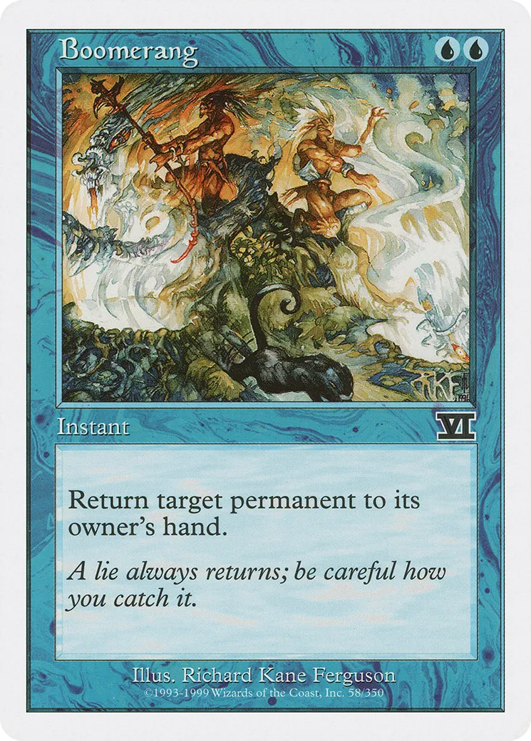 Boomerang — Classic Sixth Edition — Magic: The Gathering