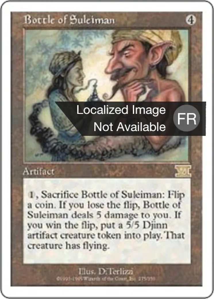 Bouteille de Salomon — Classic Sixth Edition — Magic: The Gathering