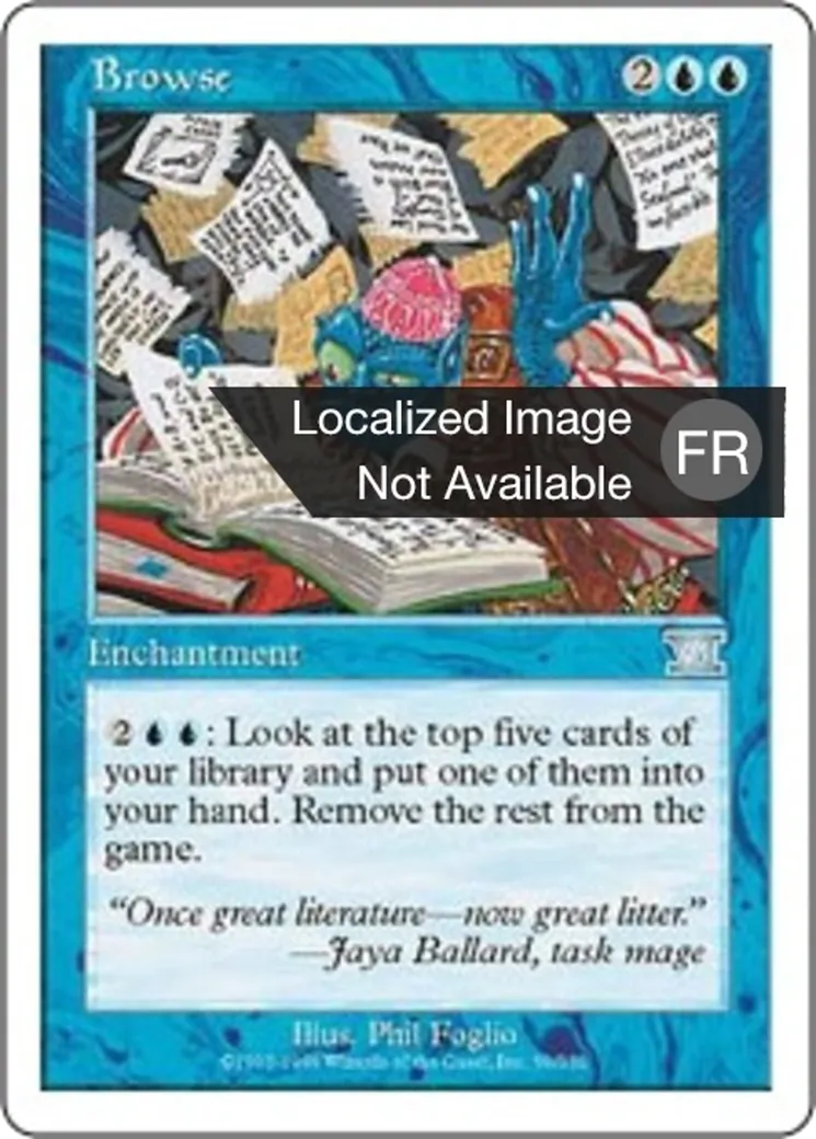 Feuilletage from Classic Sixth Edition - Magic: The Gathering